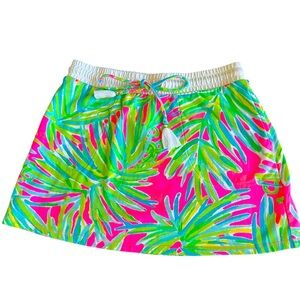 Lilly Pulitzer White Smocked Shorts